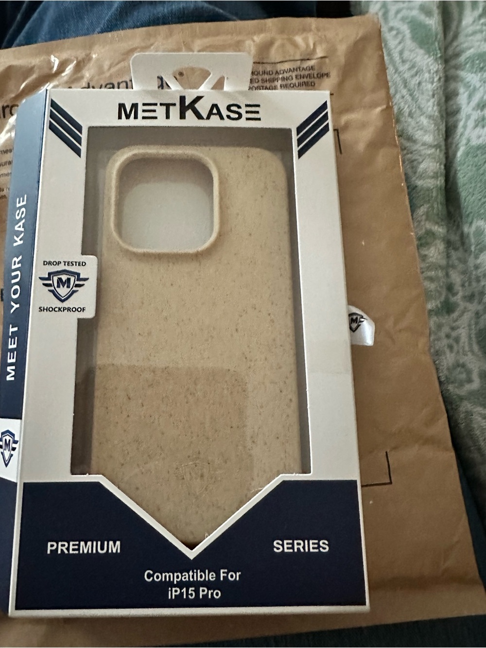 Iphone 15 Pro Metkase Bio-degradable Wheat Fiber Material Design Case